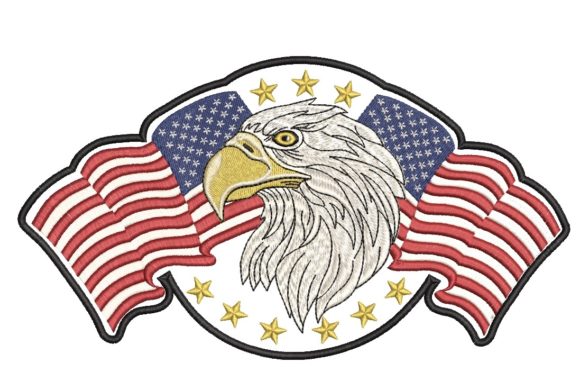 American Flag and Eagle Embroidery Review