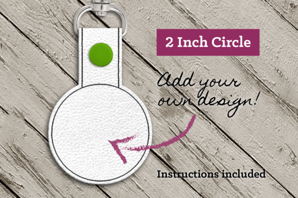 Blank Circle ITH Key Fob Review