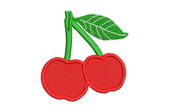 Cherries with Leaves Embroidery Design Review