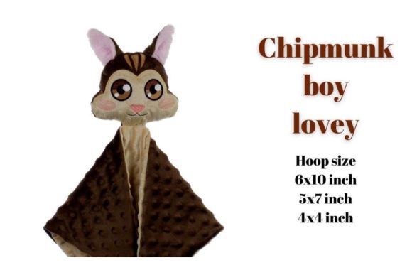 Chipmunk Boy Lovey Embroidery Review