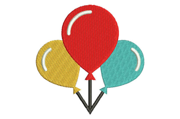 Colored Balloons for Birthdays Embroidery Review