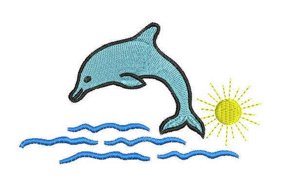Dolphin on the Beach Embroidery Review