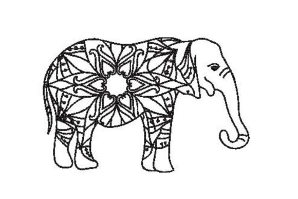 Elephant in Mandala Style Review