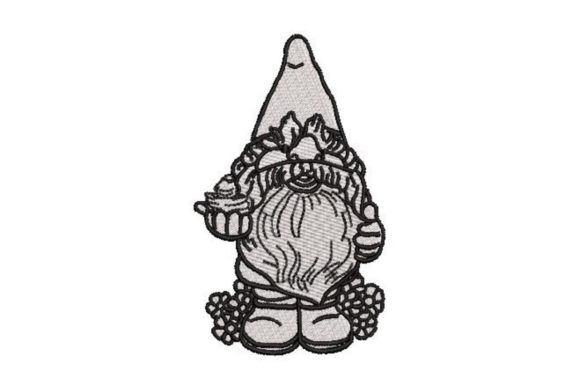 Garden Gnome Line Art Review