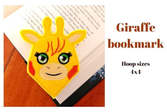 Giraffe Corner Bookmark Embroidery Review