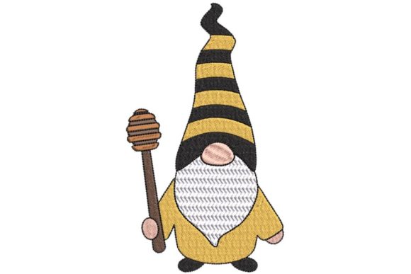 Gnome Master of Bees Embroidery Review