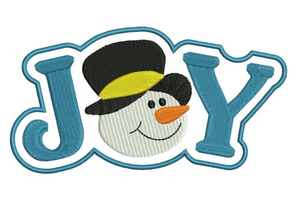 Joy Snowman Embroidery Design Review