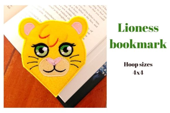 Lioness Corner Bookmark Embroidery Review