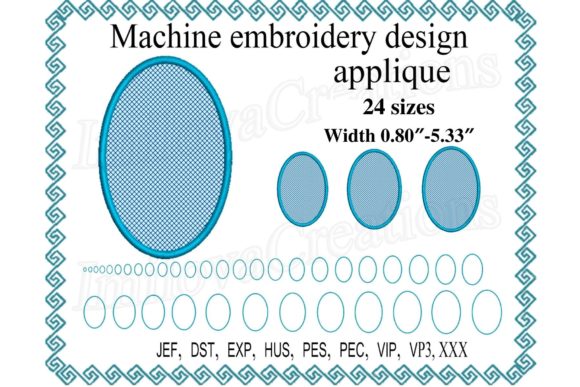 Oval Applique Review for Seasonal Embroidery