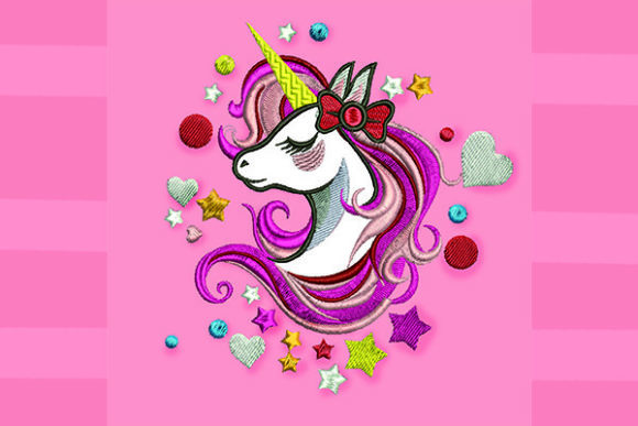 Pink Unicorn Embroidery Design Review