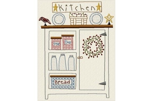 Prim Kitchen Embroidery Review for Apparel Projects