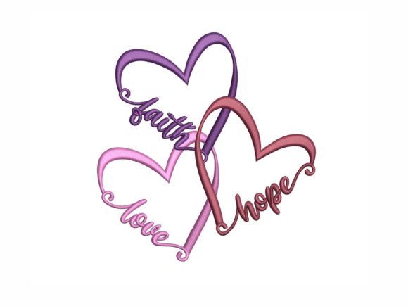 Review of Faith Hope and Love Embroidery Design