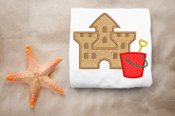 Sand Castle with Bucket Applique Review