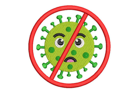 Stop Sign Coronavirus Embroidery Review