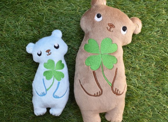 Teddy Bear with Clover Embroidery Review